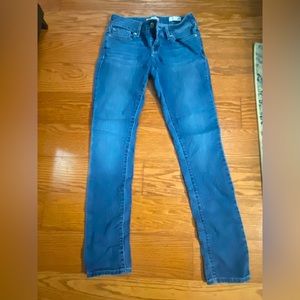 Guess Blue Jeans Medium Rise Skinny Size 27